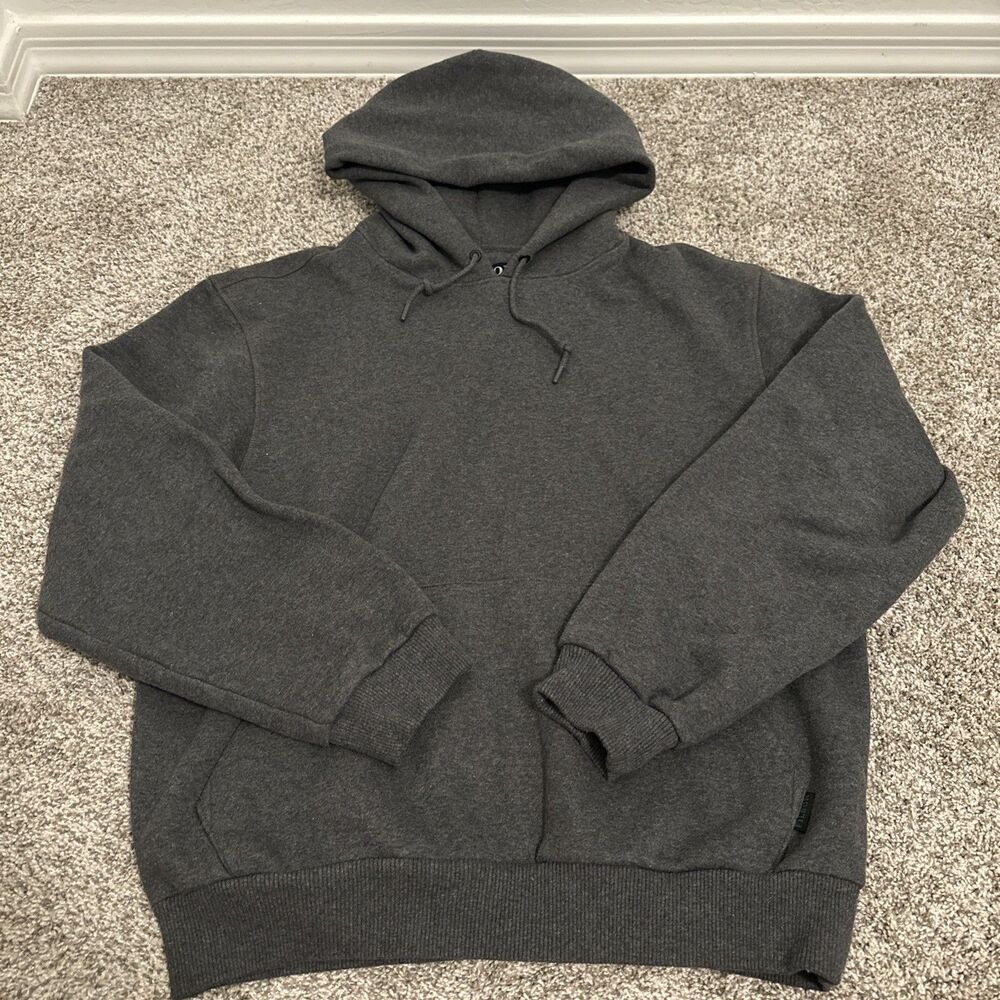Filson Prospector Heavyweight Pullover Fleece Hoodie Gray Men’s Size Medium